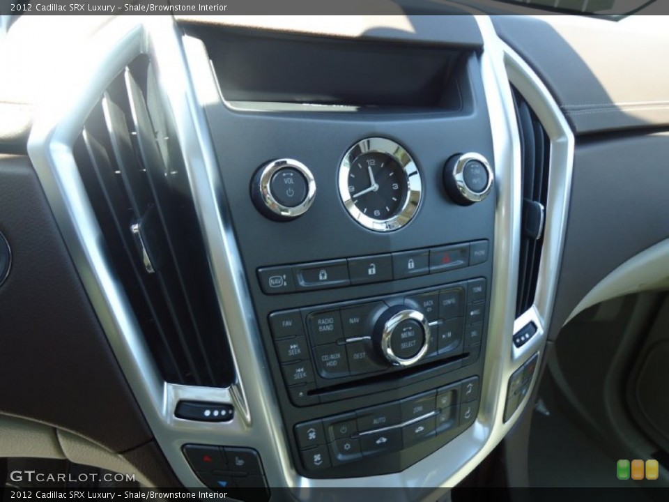 Shale/Brownstone Interior Controls for the 2012 Cadillac SRX Luxury #65445354