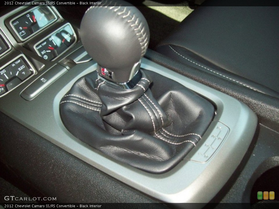 Black Interior Transmission for the 2012 Chevrolet Camaro SS/RS Convertible #65446236