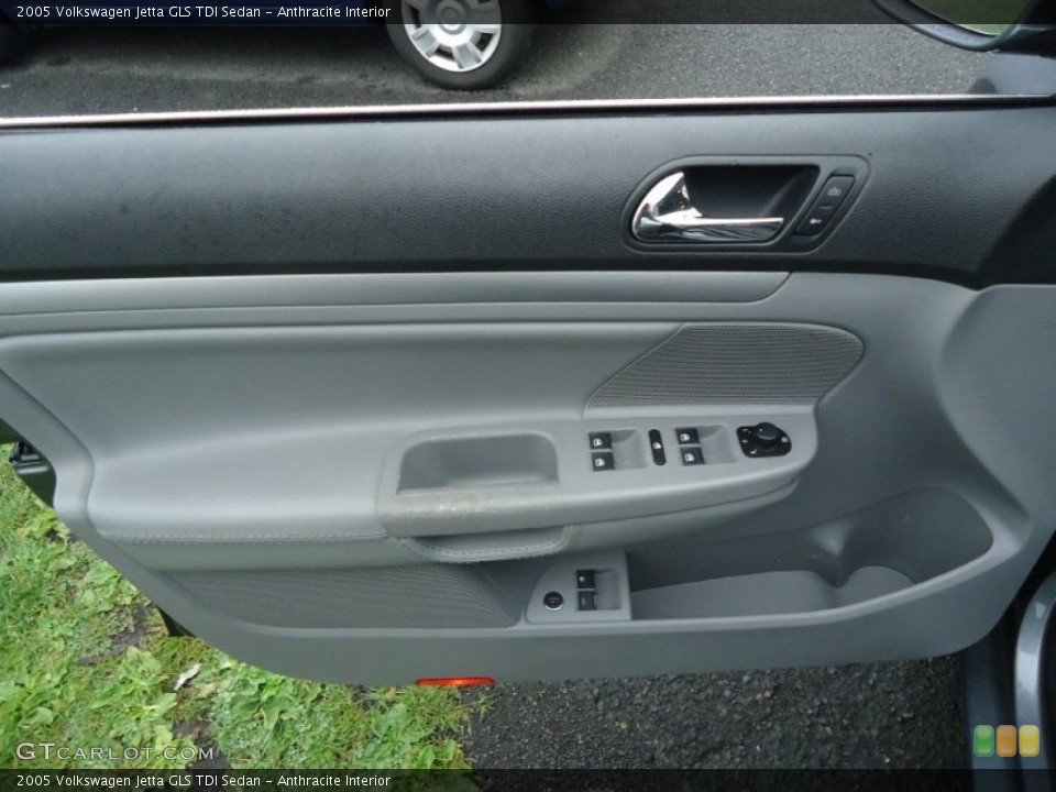 Anthracite Interior Door Panel for the 2005 Volkswagen Jetta GLS TDI Sedan #65449873