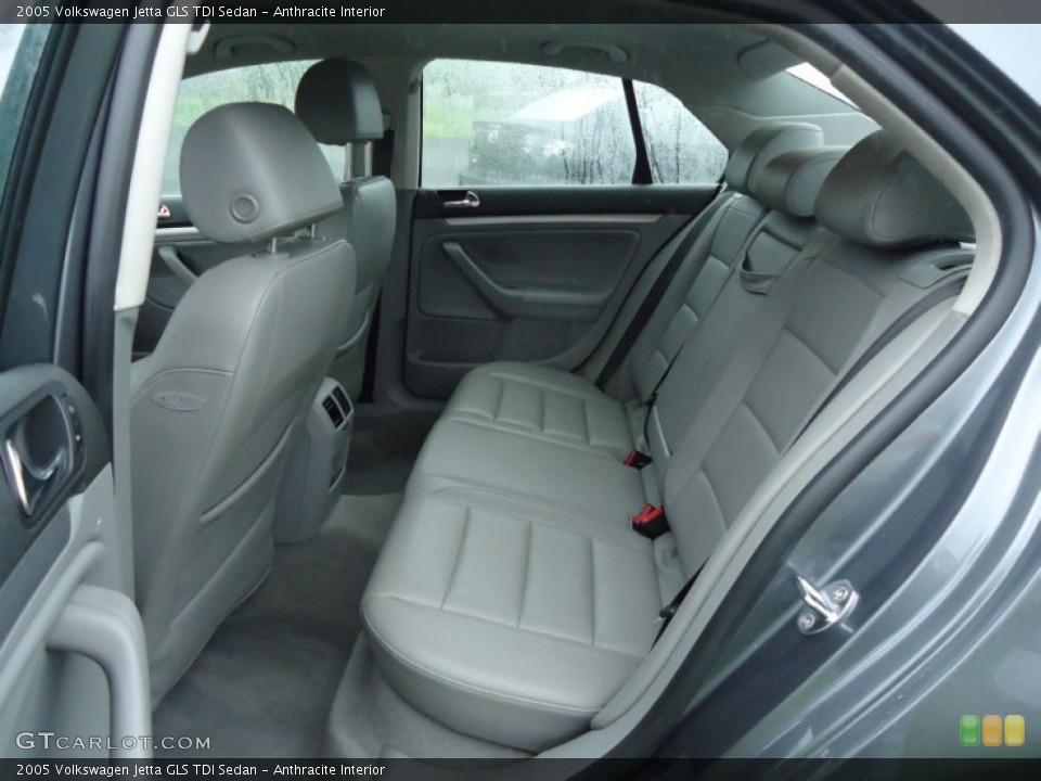 Anthracite Interior Rear Seat for the 2005 Volkswagen Jetta GLS TDI Sedan #65449927