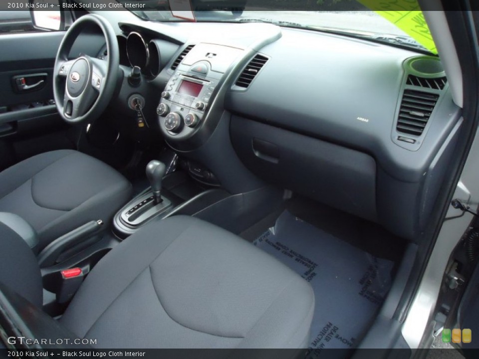 Black Soul Logo Cloth Interior Dashboard for the 2010 Kia Soul + #65450923