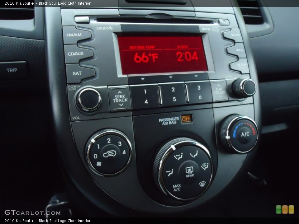Black Soul Logo Cloth Interior Controls for the 2010 Kia Soul + #65450992