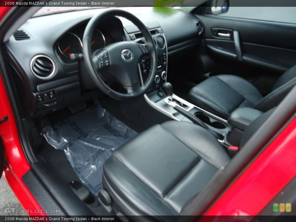 Black Interior Photo for the 2008 Mazda MAZDA6 s Grand Touring Sedan #65452495