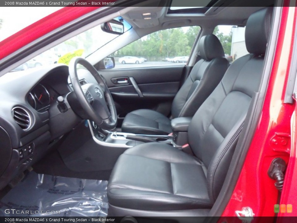 Black Interior Photo for the 2008 Mazda MAZDA6 s Grand Touring Sedan #65452503