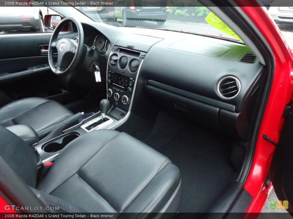 Black Interior Photo for the 2008 Mazda MAZDA6 s Grand Touring Sedan #65452513