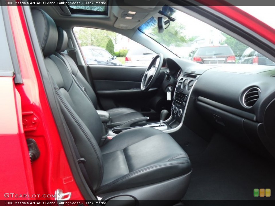 Black Interior Photo for the 2008 Mazda MAZDA6 s Grand Touring Sedan #65452525