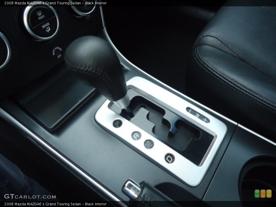 Black Interior Transmission for the 2008 Mazda MAZDA6 s Grand Touring Sedan #65452615
