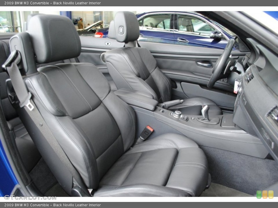 Black Novillo Leather Interior Photo for the 2009 BMW M3 Convertible #65453311