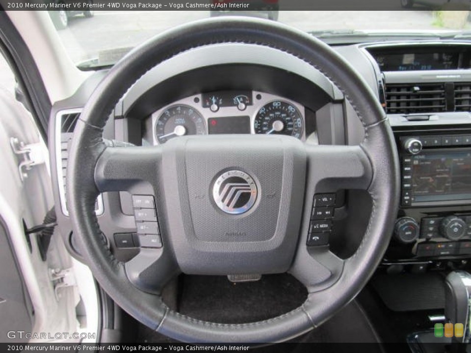 Voga Cashmere/Ash Interior Steering Wheel for the 2010 Mercury Mariner V6 Premier 4WD Voga Package #65454619