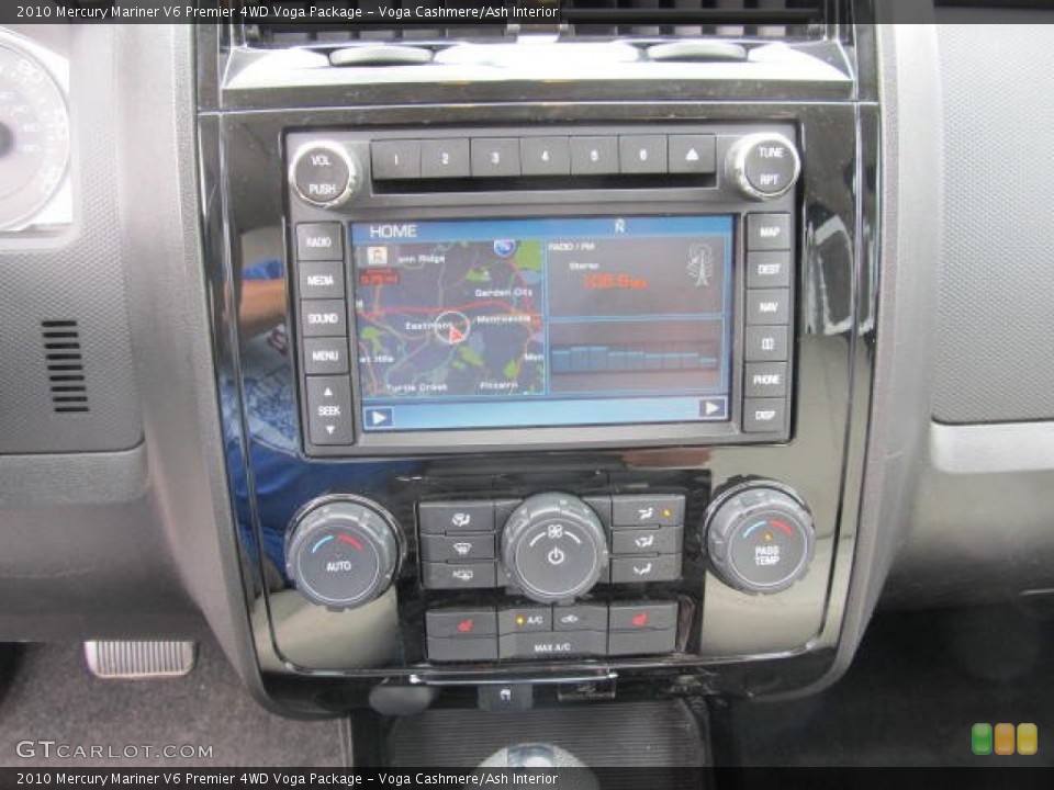 Voga Cashmere/Ash Interior Controls for the 2010 Mercury Mariner V6 Premier 4WD Voga Package #65454631
