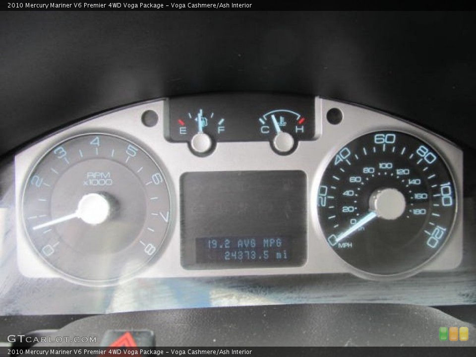 Voga Cashmere/Ash Interior Gauges for the 2010 Mercury Mariner V6 Premier 4WD Voga Package #65454658