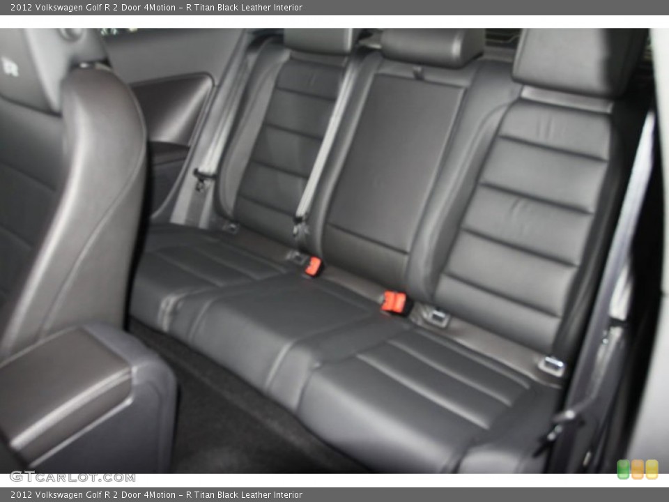 R Titan Black Leather Interior Photo for the 2012 Volkswagen Golf R 2 Door 4Motion #65455585