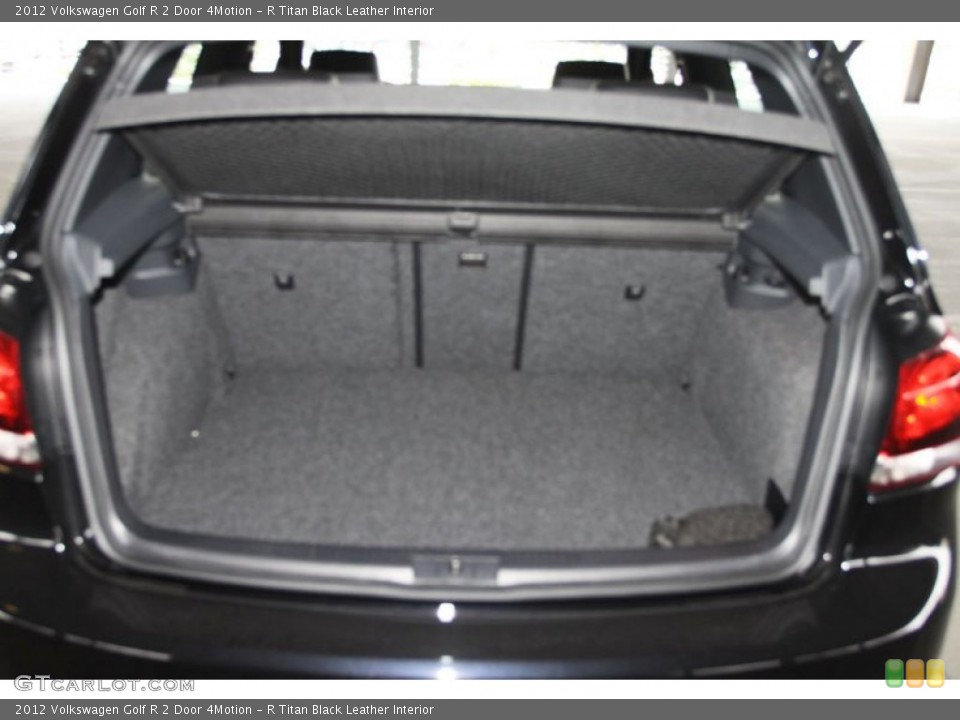 R Titan Black Leather Interior Trunk for the 2012 Volkswagen Golf R 2 Door 4Motion #65455666