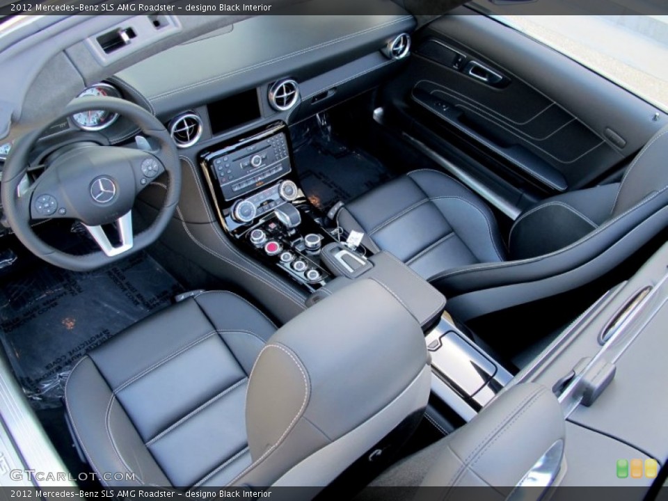 designo Black Interior Photo for the 2012 Mercedes-Benz SLS AMG Roadster #65460391