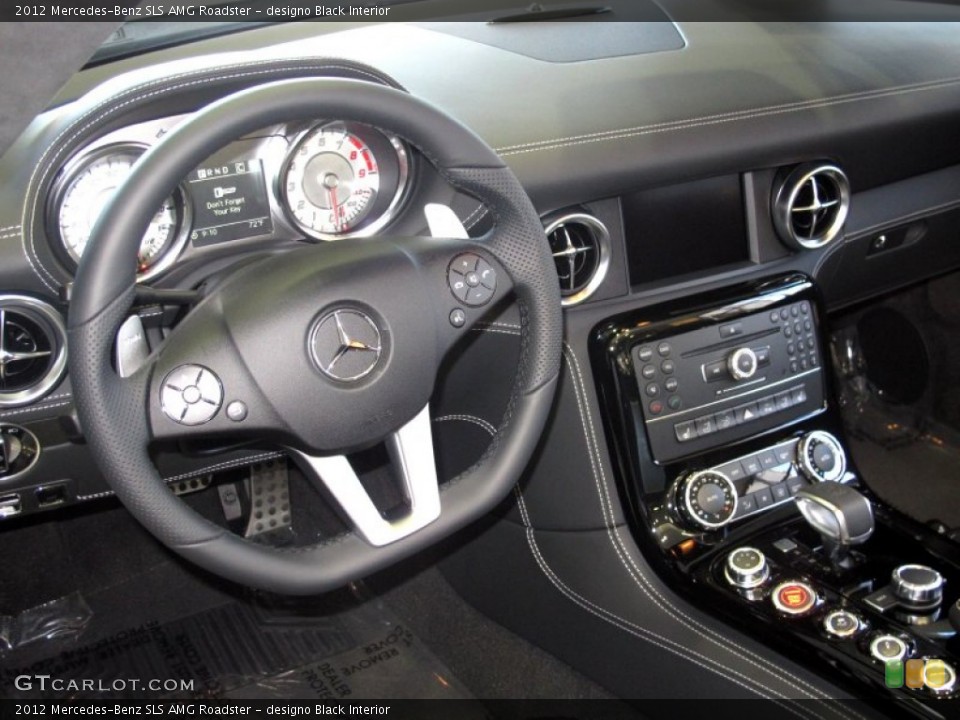 designo Black Interior Dashboard for the 2012 Mercedes-Benz SLS AMG Roadster #65460415