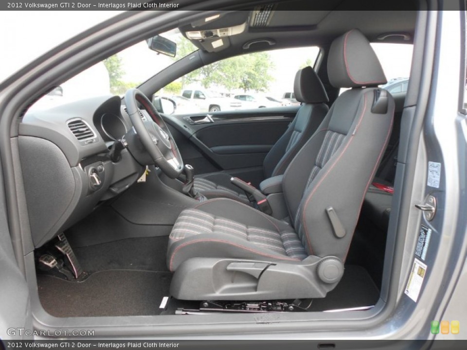 Interlagos Plaid Cloth Interior Photo for the 2012 Volkswagen GTI 2 Door #65462206