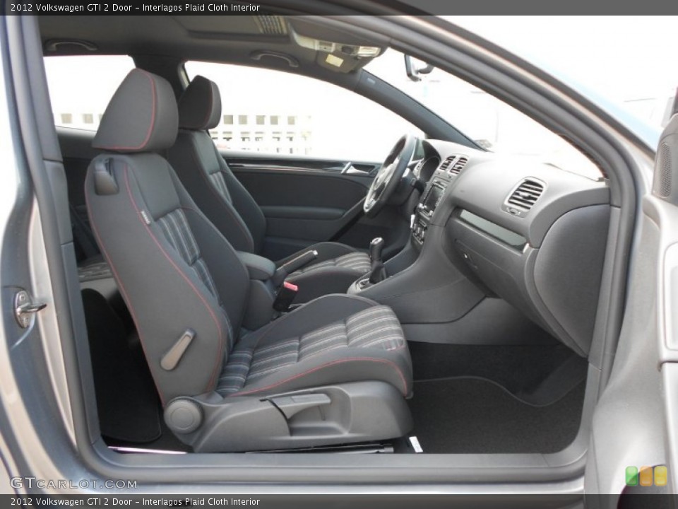 Interlagos Plaid Cloth Interior Photo for the 2012 Volkswagen GTI 2 Door #65462215