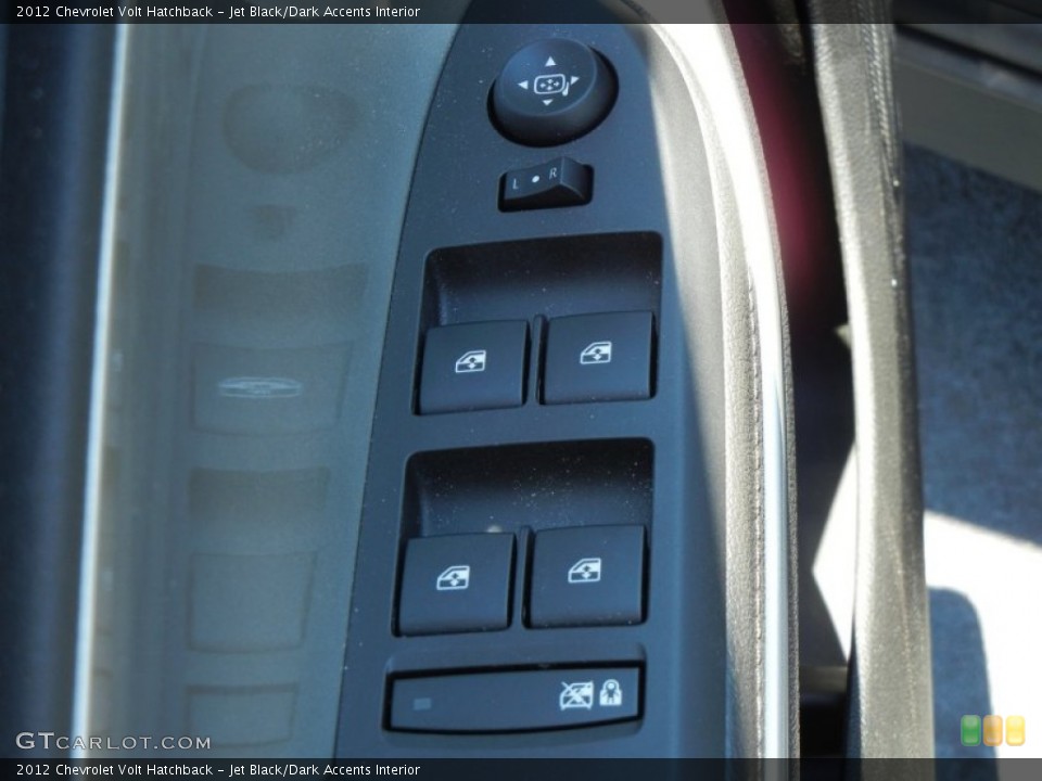 Jet Black/Dark Accents Interior Controls for the 2012 Chevrolet Volt Hatchback #65462977