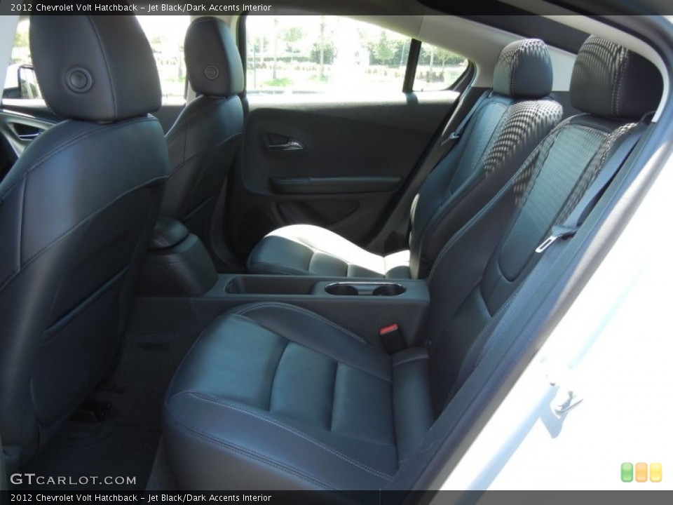 Jet Black/Dark Accents Interior Rear Seat for the 2012 Chevrolet Volt Hatchback #65462986