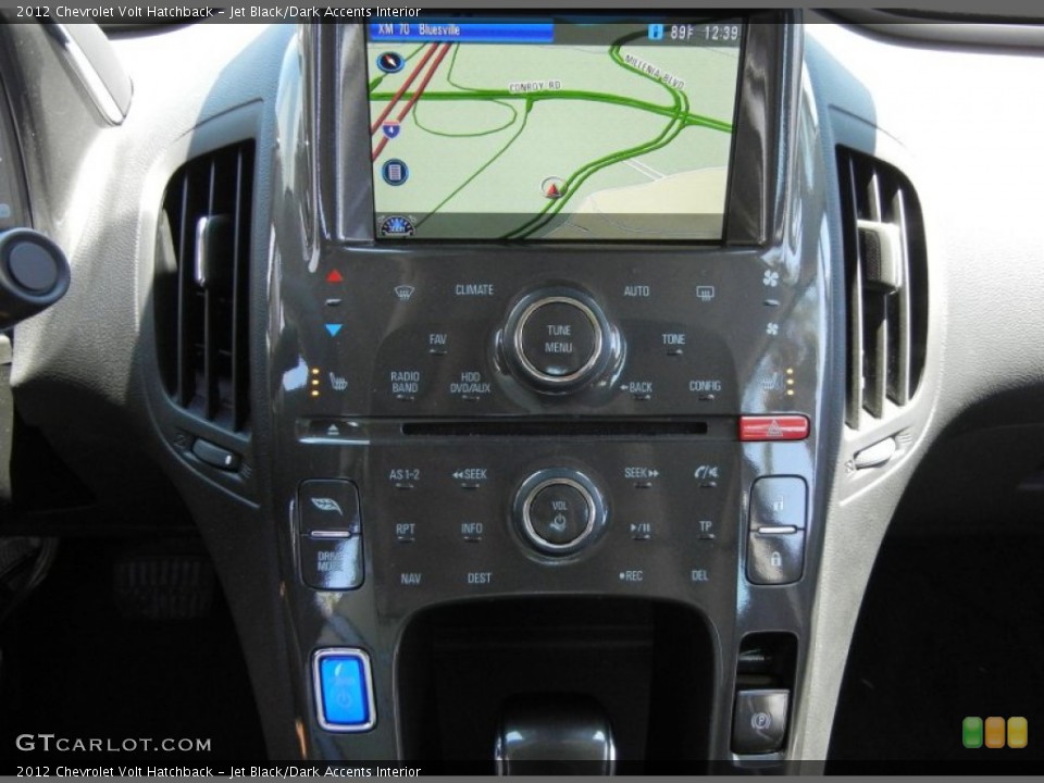 Jet Black/Dark Accents Interior Controls for the 2012 Chevrolet Volt Hatchback #65463052