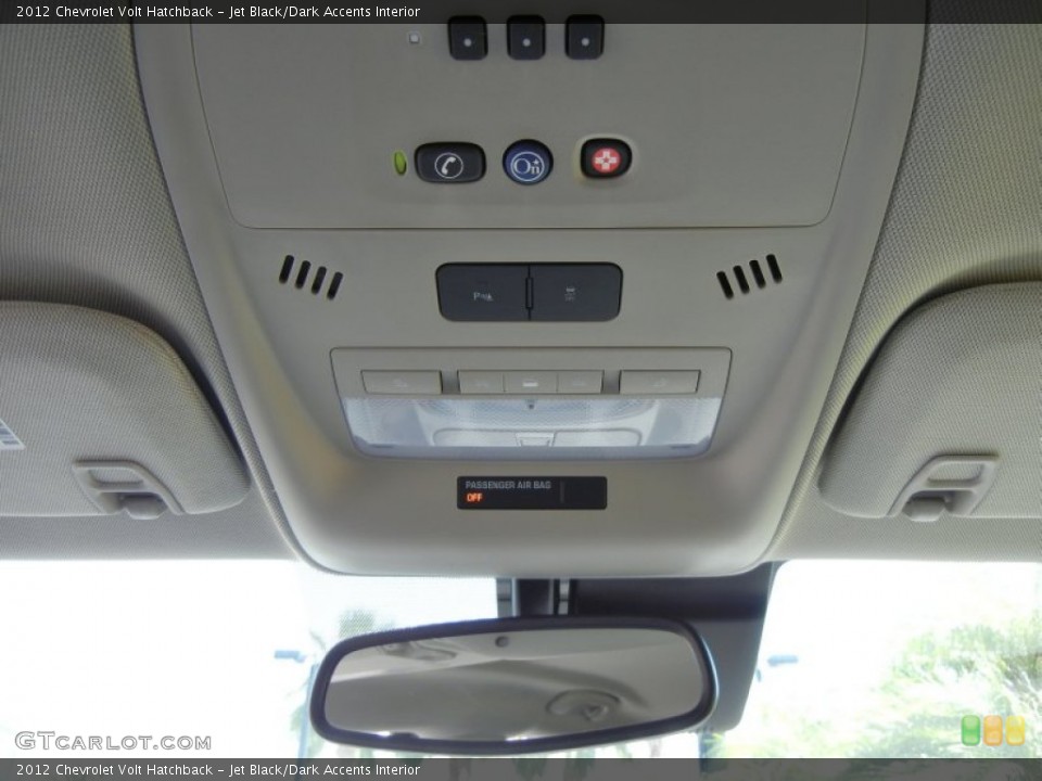 Jet Black/Dark Accents Interior Controls for the 2012 Chevrolet Volt Hatchback #65463061