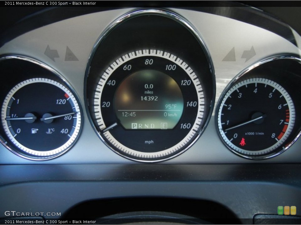 Black Interior Gauges for the 2011 Mercedes-Benz C 300 Sport #65463490