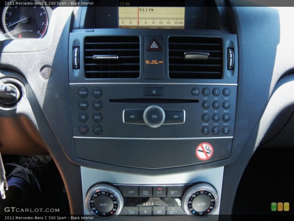Black Interior Controls for the 2011 Mercedes-Benz C 300 Sport #65463502