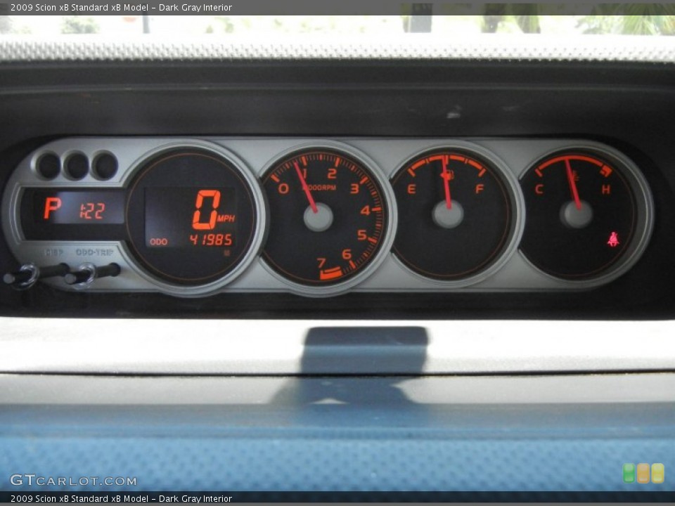 Dark Gray Interior Gauges for the 2009 Scion xB  #65463769