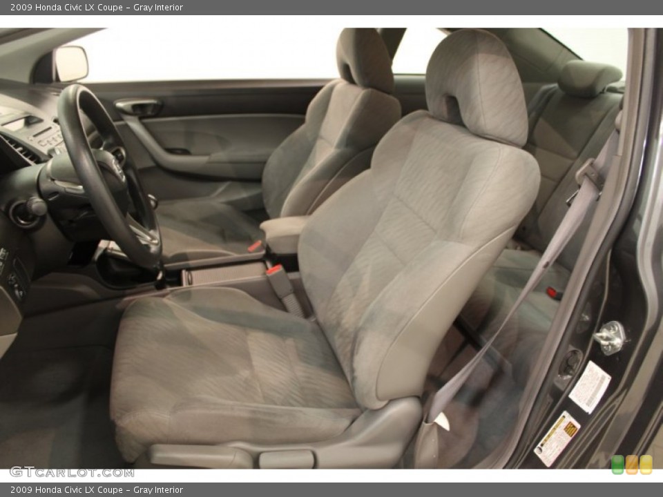 Gray Interior Photo for the 2009 Honda Civic LX Coupe #65464312