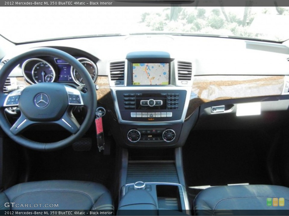 Black Interior Dashboard for the 2012 Mercedes-Benz ML 350 BlueTEC 4Matic #65464597