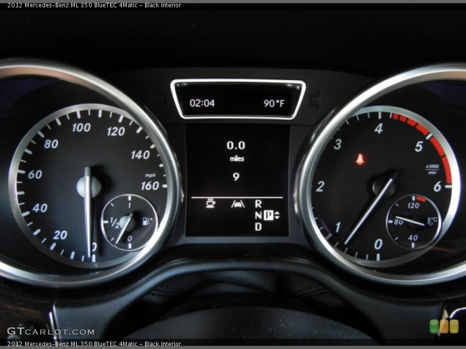 Black Interior Gauges for the 2012 Mercedes-Benz ML 350 BlueTEC 4Matic #65464615