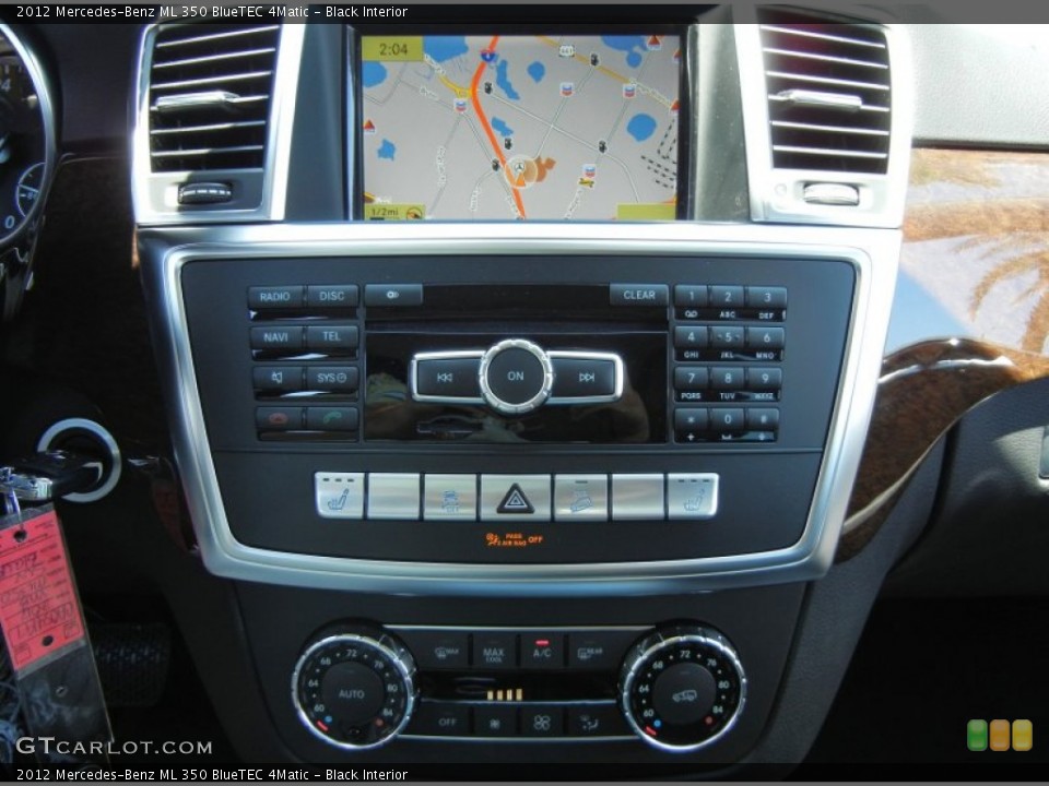 Black Interior Controls for the 2012 Mercedes-Benz ML 350 BlueTEC 4Matic #65464624
