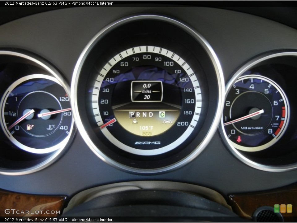 Almond/Mocha Interior Gauges for the 2012 Mercedes-Benz CLS 63 AMG #65465164