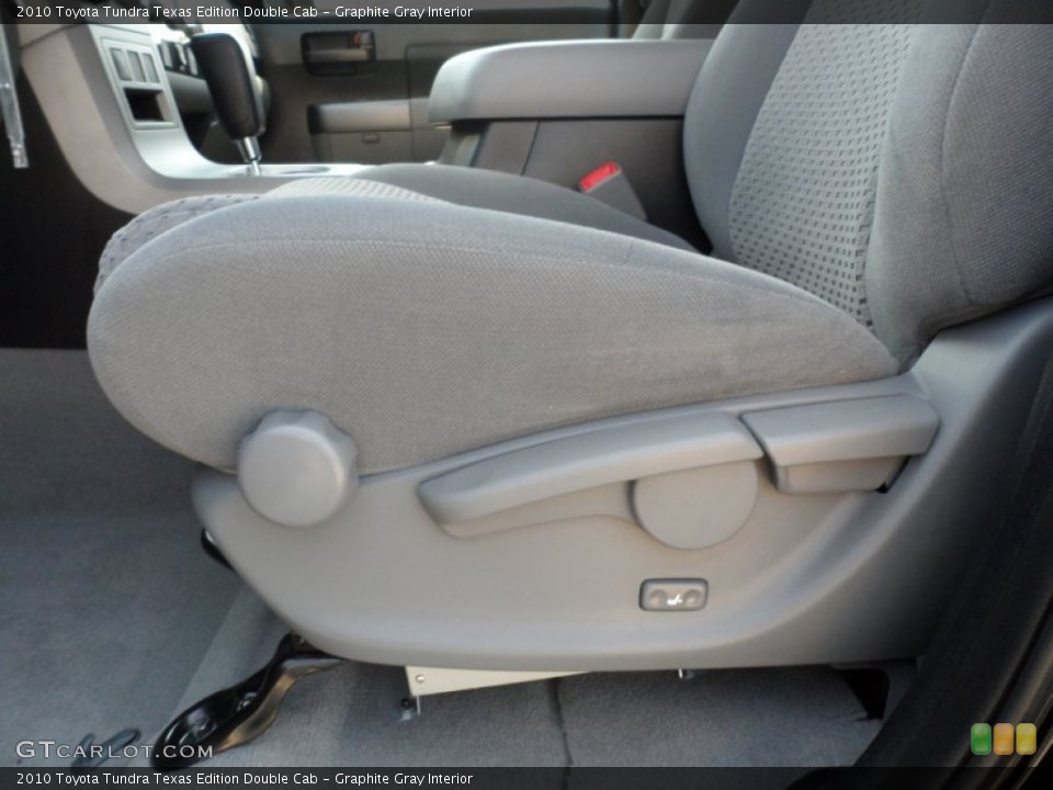 Graphite Gray Interior Front Seat for the 2010 Toyota Tundra Texas Edition Double Cab #65469919