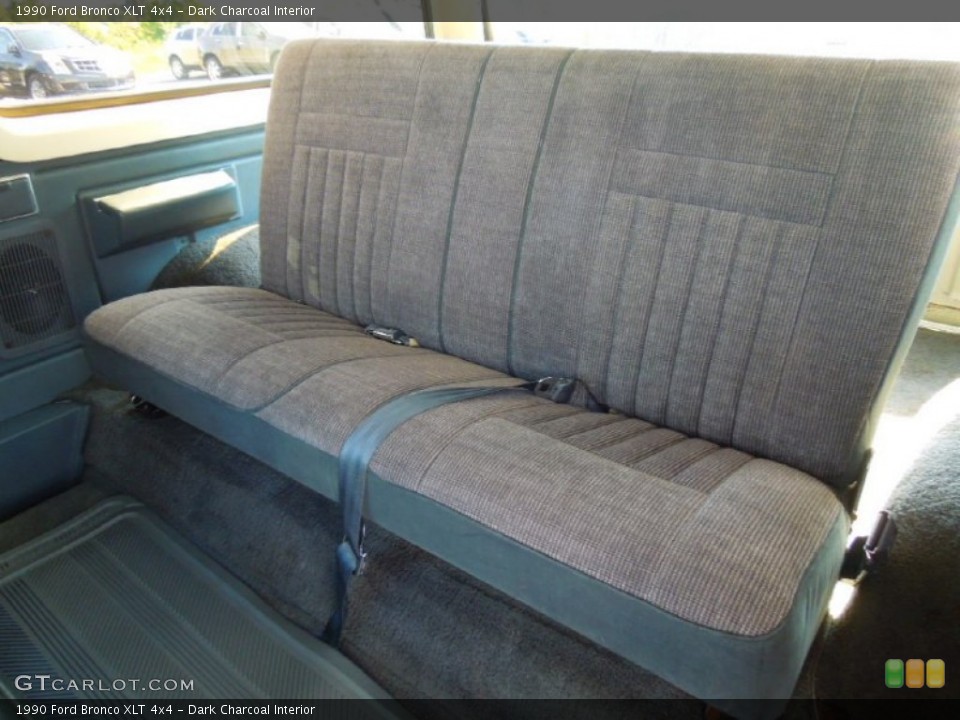 Dark Charcoal Interior Photo for the 1990 Ford Bronco XLT 4x4 #65472463