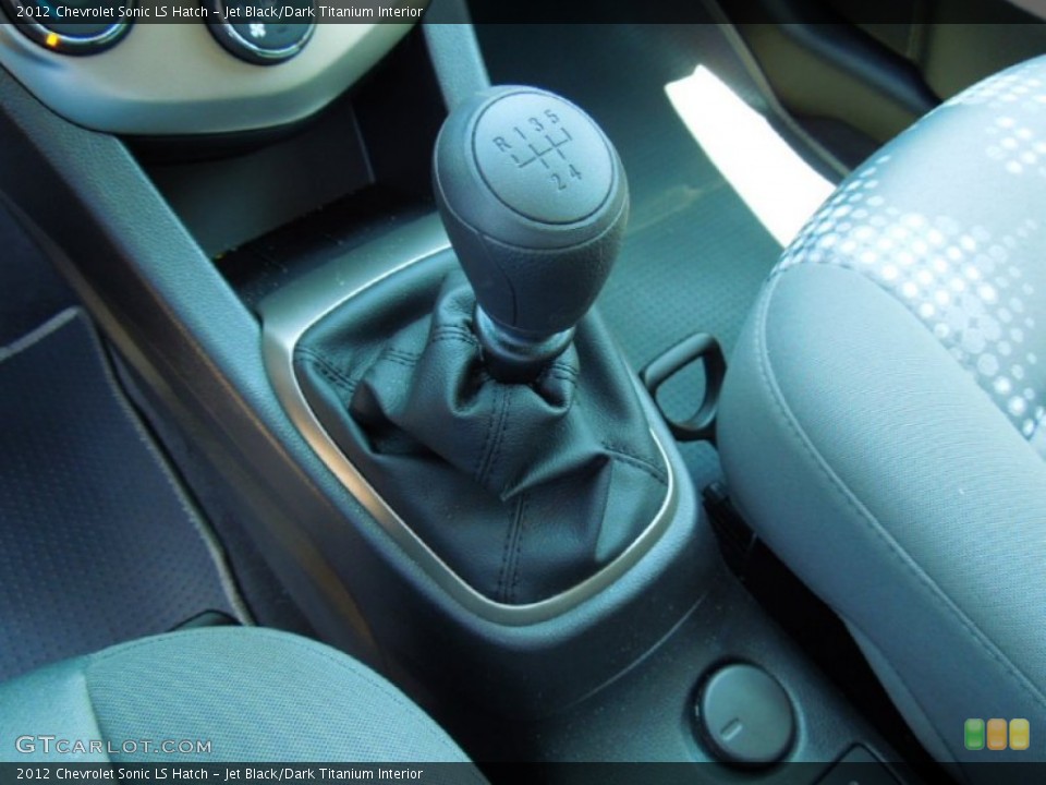 Jet Black/Dark Titanium Interior Transmission for the 2012 Chevrolet Sonic LS Hatch #65473774