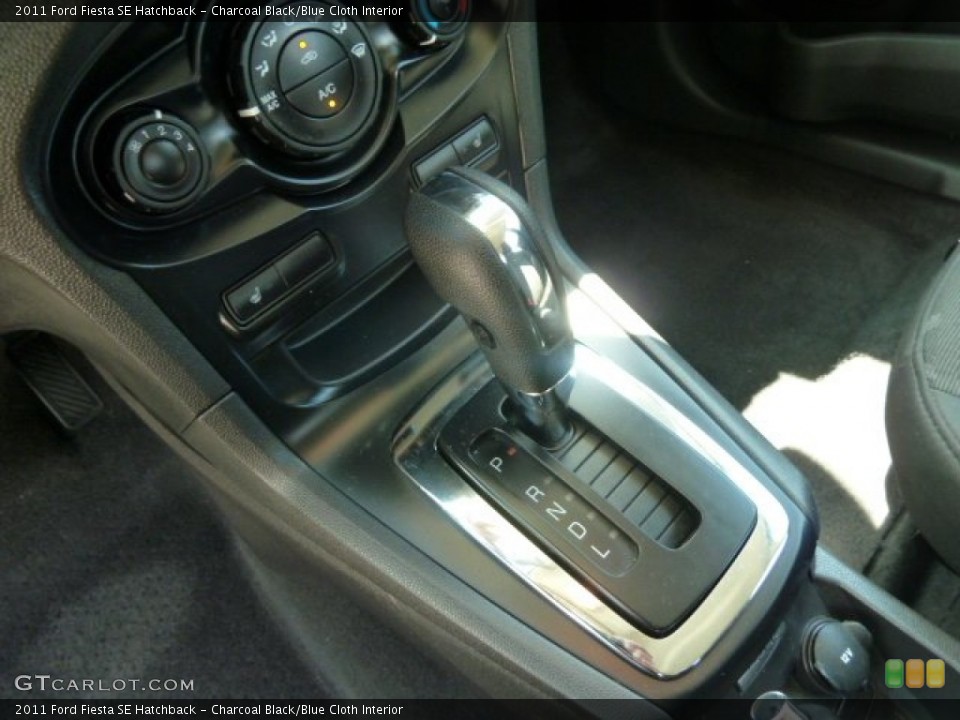 Charcoal Black/Blue Cloth Interior Transmission for the 2011 Ford Fiesta SE Hatchback #65477059