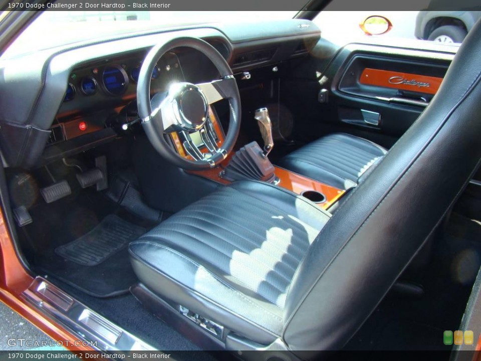 Black Interior Photo for the 1970 Dodge Challenger 2 Door Hardtop #6548476