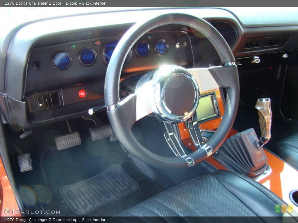 Black Interior Steering Wheel for the 1970 Dodge Challenger 2 Door Hardtop #6548491
