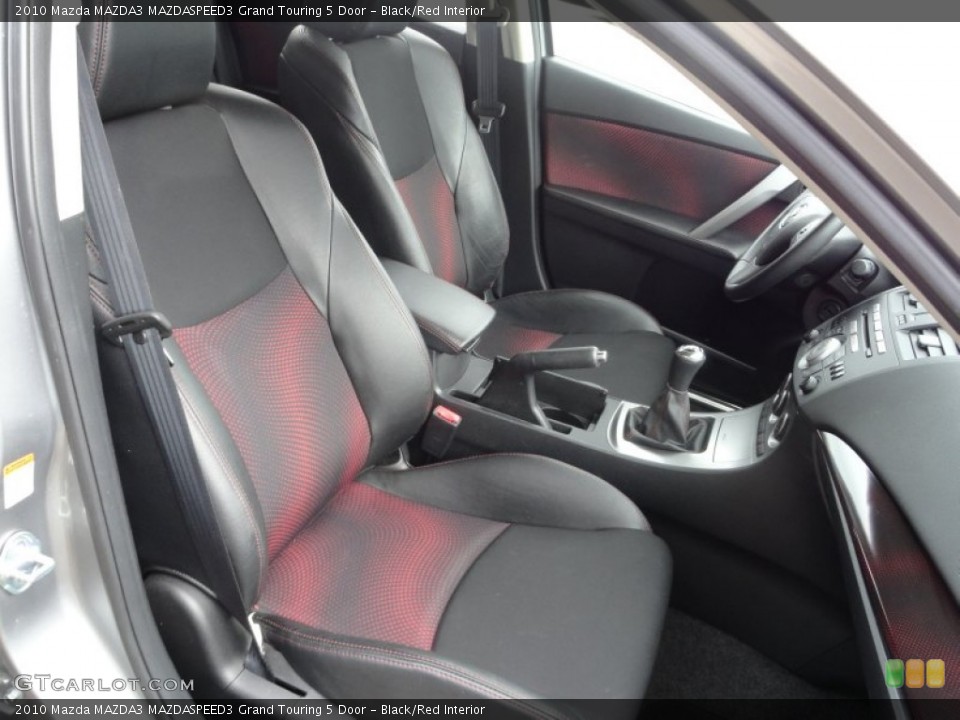 Black/Red Interior Photo for the 2010 Mazda MAZDA3 MAZDASPEED3 Grand Touring 5 Door #65486359