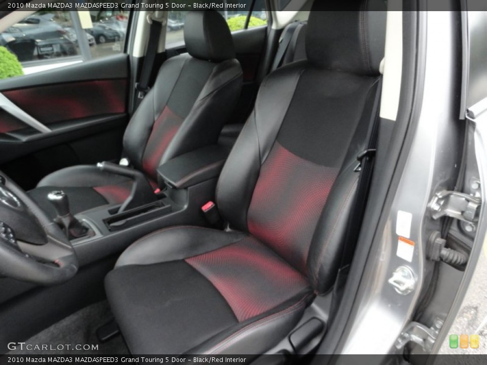 Black/Red Interior Photo for the 2010 Mazda MAZDA3 MAZDASPEED3 Grand Touring 5 Door #65486431