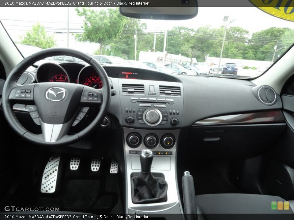 Black/Red Interior Dashboard for the 2010 Mazda MAZDA3 MAZDASPEED3 Grand Touring 5 Door #65486437
