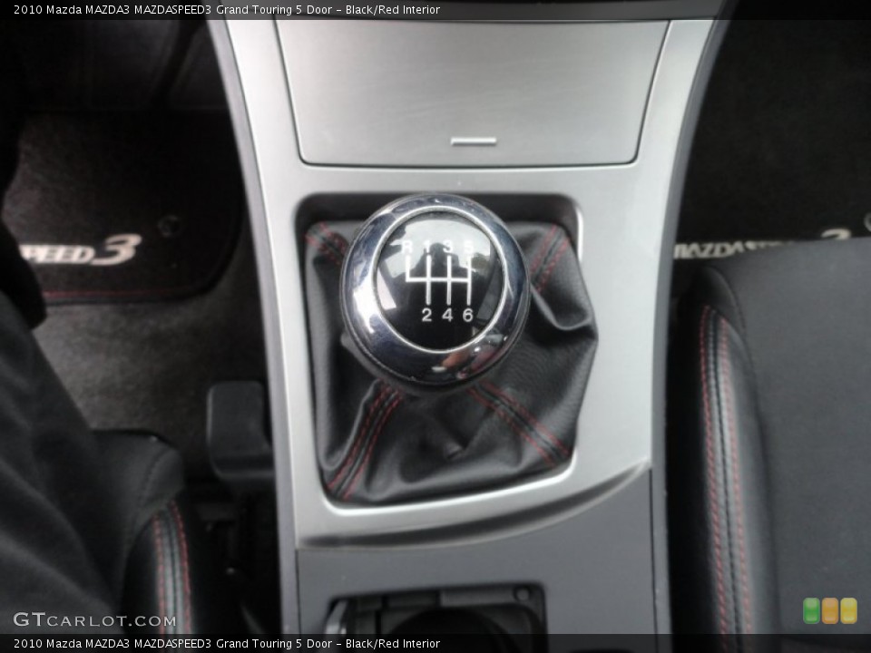 Black/Red Interior Transmission for the 2010 Mazda MAZDA3 MAZDASPEED3 Grand Touring 5 Door #65486530
