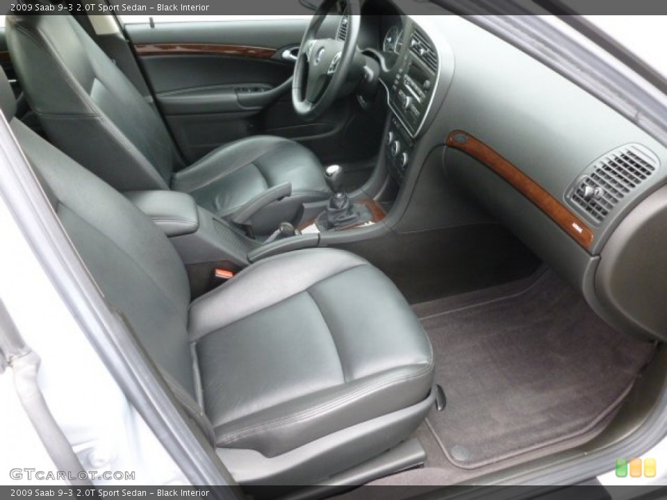 Black Interior Photo for the 2009 Saab 9-3 2.0T Sport Sedan #65488123
