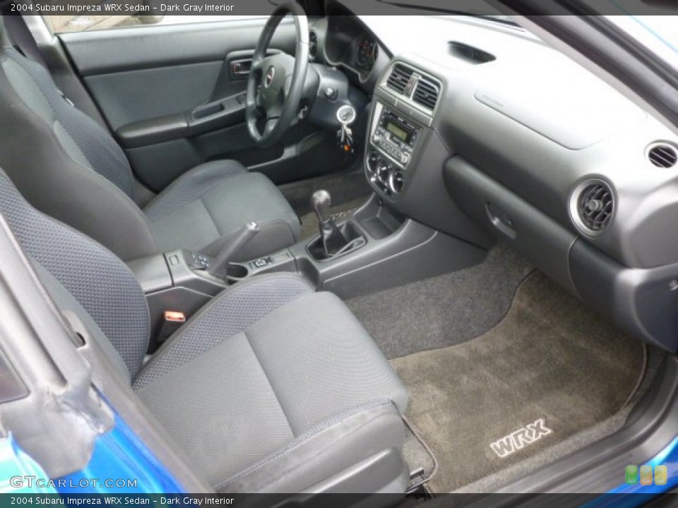 Dark Gray Interior Photo for the 2004 Subaru Impreza WRX Sedan #65489536
