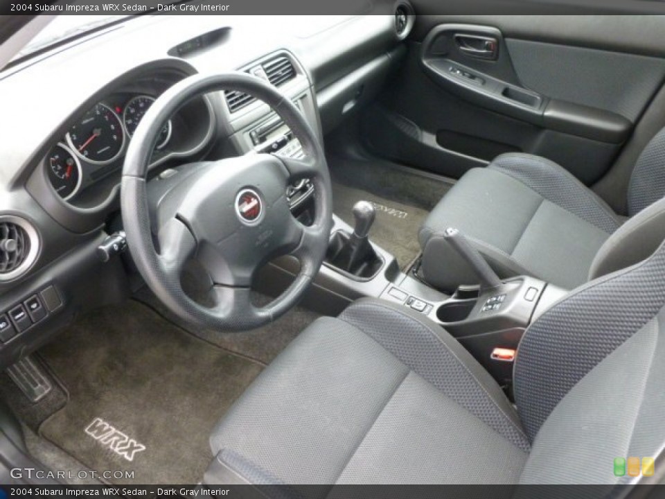 Dark Gray Interior Photo for the 2004 Subaru Impreza WRX Sedan #65489563