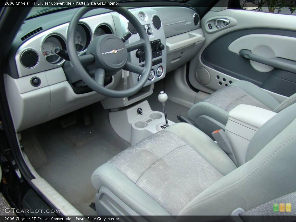Pastel Slate Gray Interior Prime Interior for the 2006 Chrysler PT Cruiser Convertible #6549066