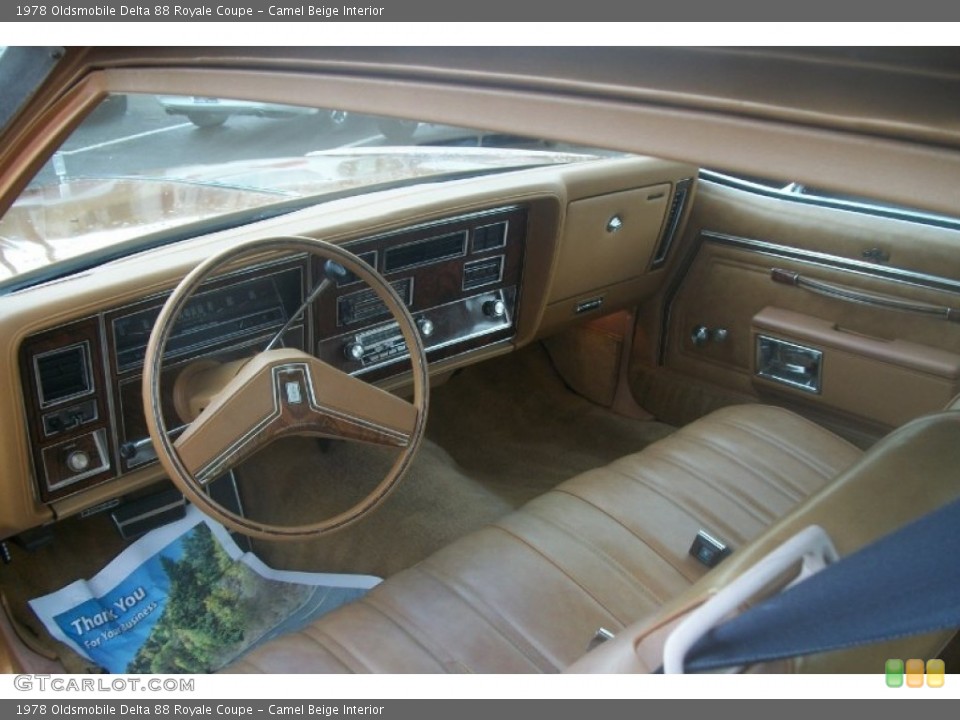 Camel Beige Interior Photo for the 1978 Oldsmobile Delta 88 Royale Coupe #65492226