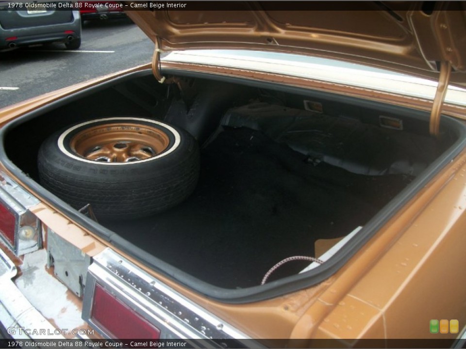 Camel Beige Interior Trunk for the 1978 Oldsmobile Delta 88 Royale Coupe #65492320