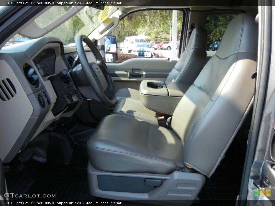 Medium Stone Interior Photo for the 2010 Ford F250 Super Duty XL SuperCab 4x4 #65494045